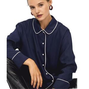 Aritzia Wilfred Char Blouse